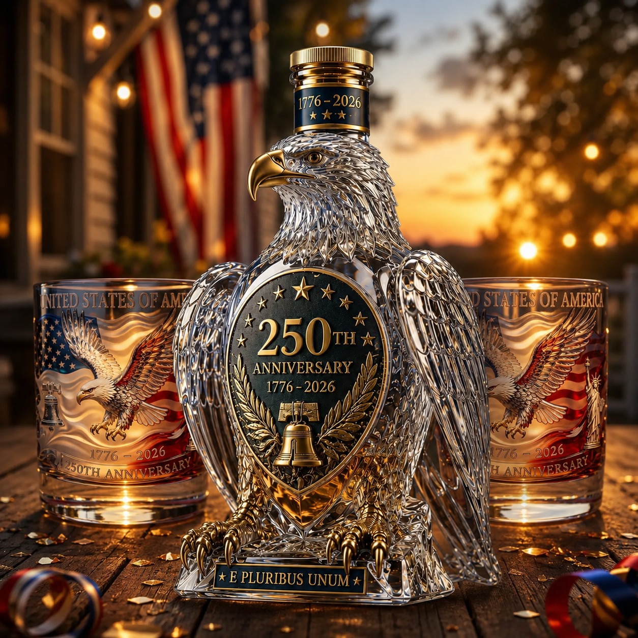 🦅🦅Hawk Whiskey Bottle -250th Anniversary Commemorative Bottle