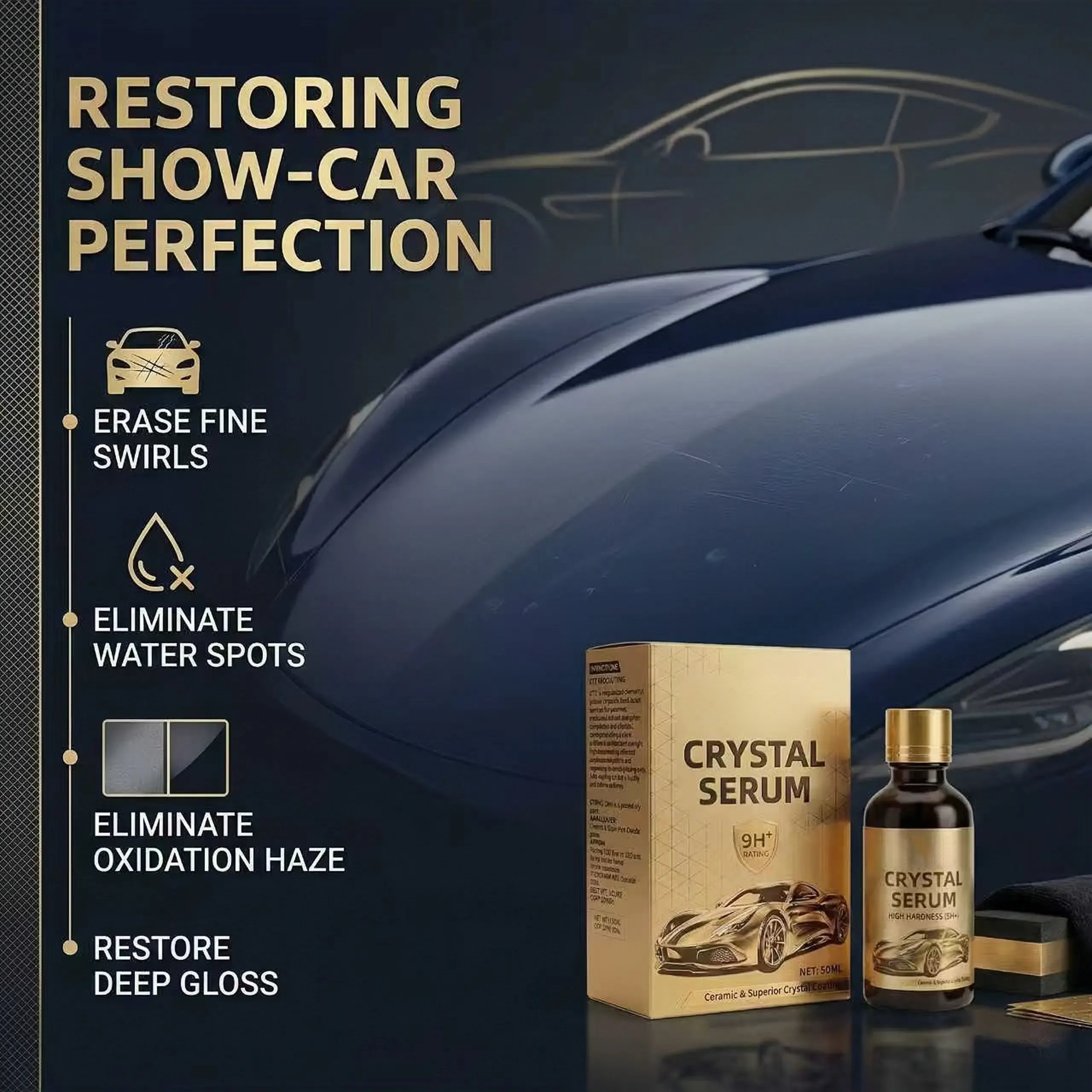 Graphene Car Coating – High Gloss Shine & Easy At-Home Protection