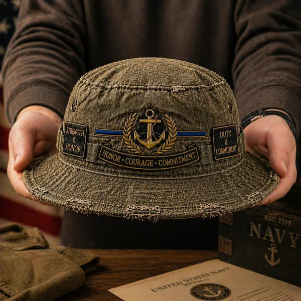🏆 "Honor · Courage · Commitment" Boonie Hat