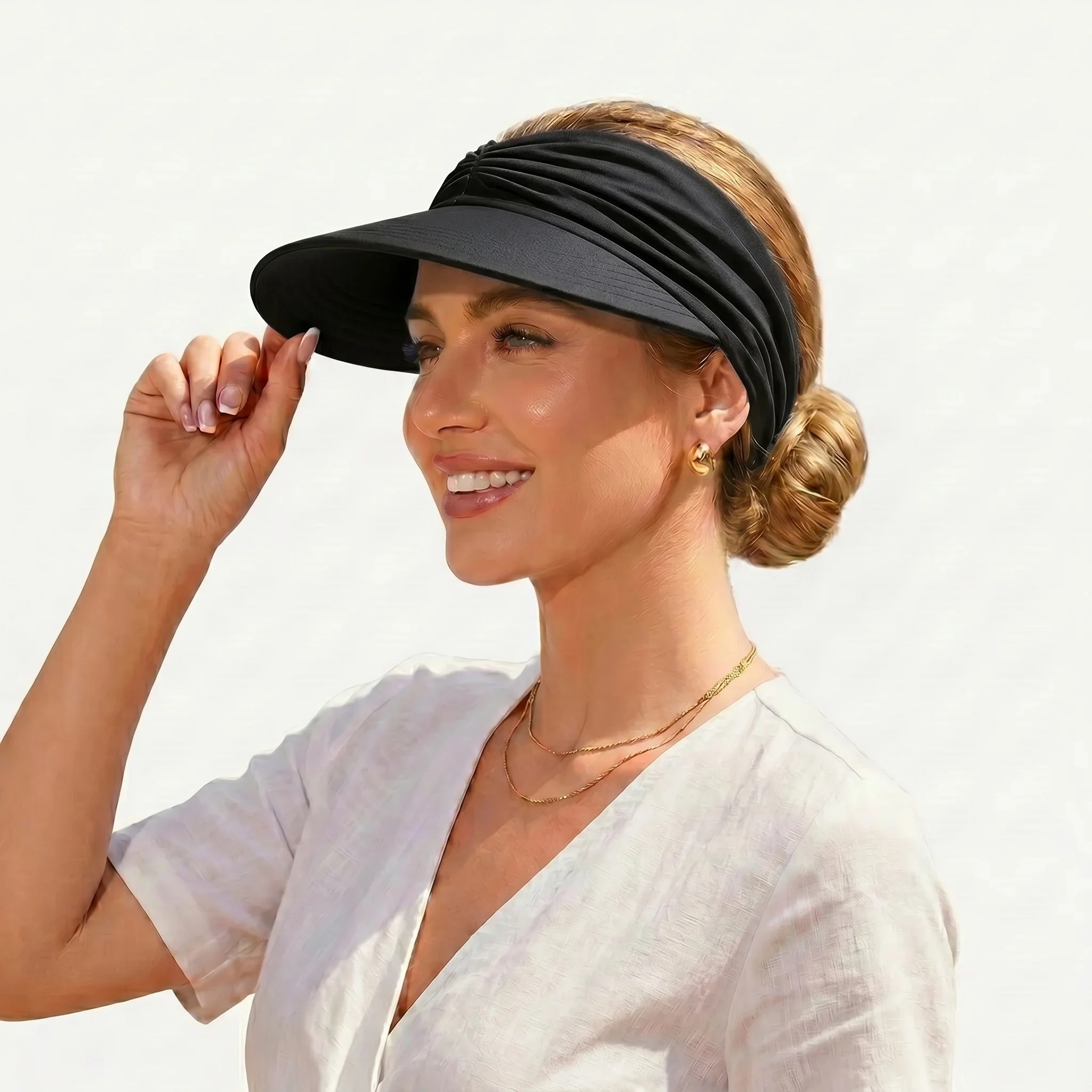 🔥Last Day 50% OFF - Wide Brim UV Protection Sun Visor Hats💦