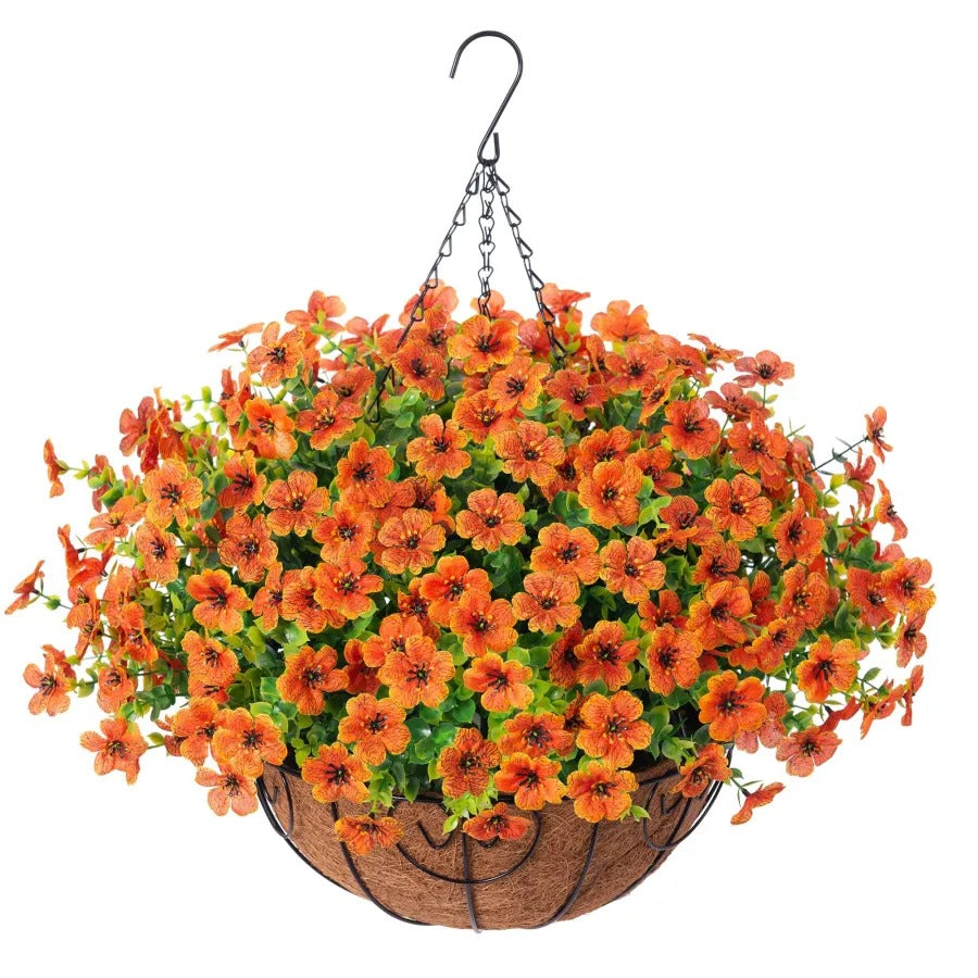 Upgraded High-grade Material 🌱 Rainproof Lifelike Artificial Flowers With UV-Shield Coating