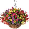Upgraded High-grade Material 🌱 Rainproof Lifelike Artificial Flowers With UV-Shield Coating