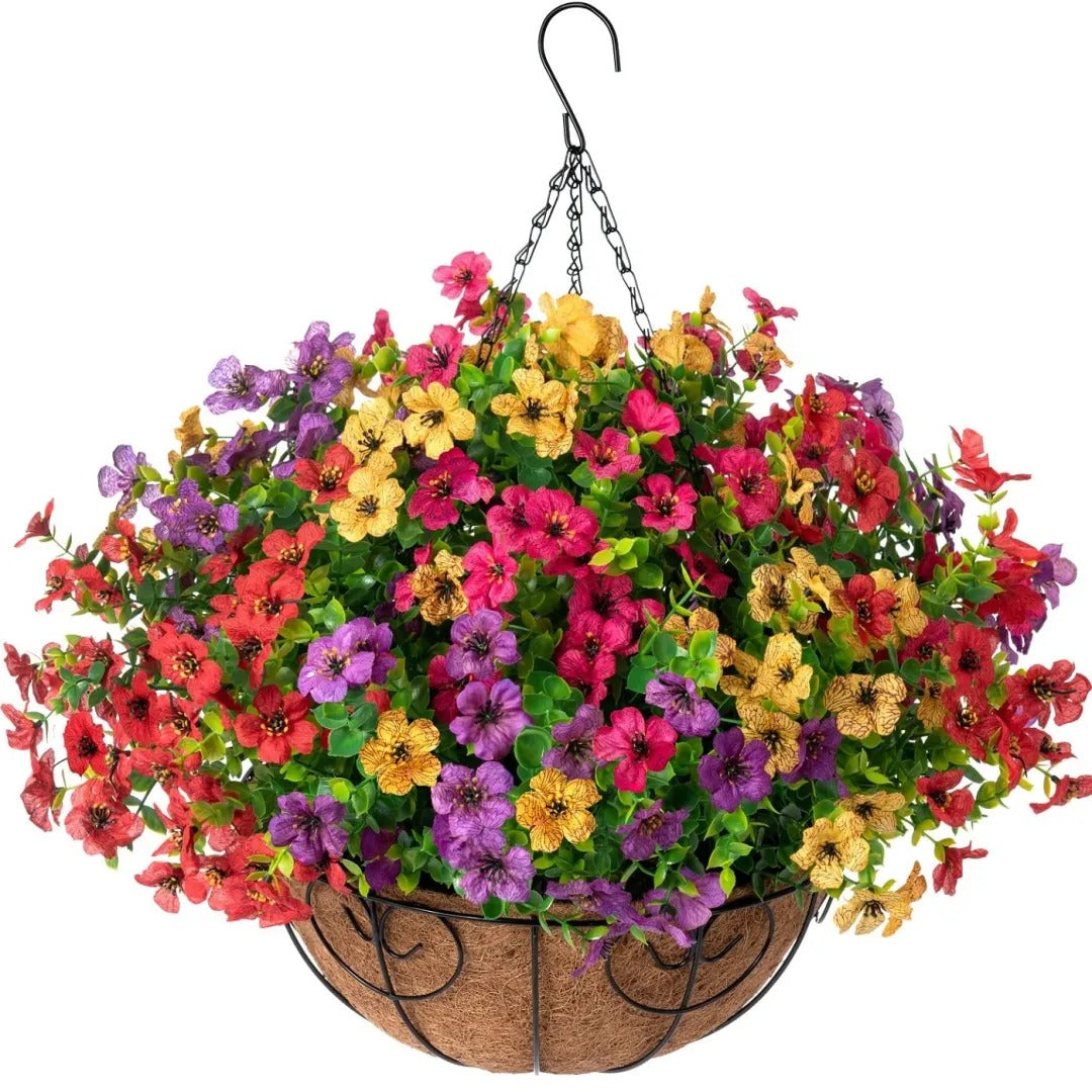 Upgraded High-grade Material 🌱 Rainproof Lifelike Artificial Flowers With UV-Shield Coating